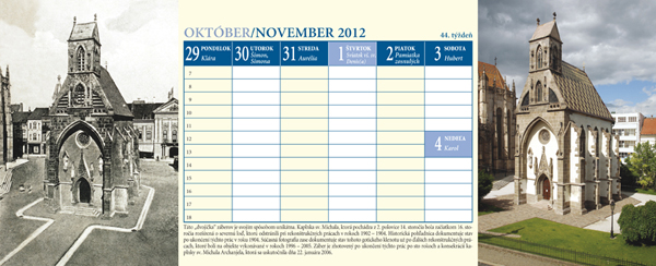 Stolový kalendár 2012 - 3 strana